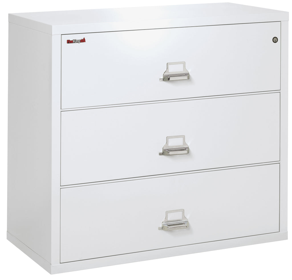 FireKing 3-Drawer Fire and Water Resistant Lateral File 44-Inch 3-4422-C