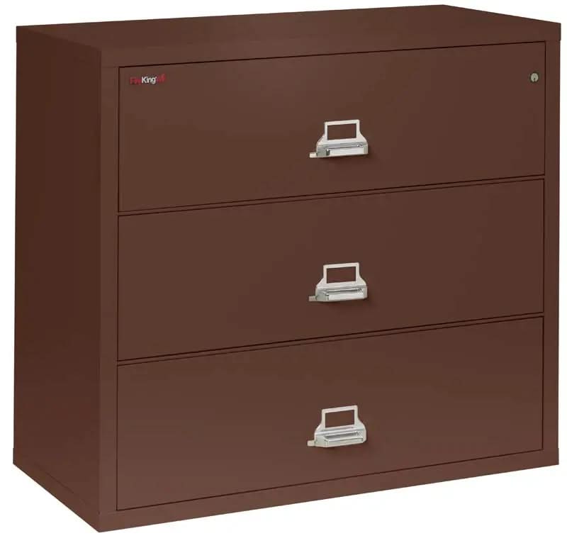 FireKing 3-Drawer Fire and Water Resistant Lateral File 44-Inch 3-4422-C