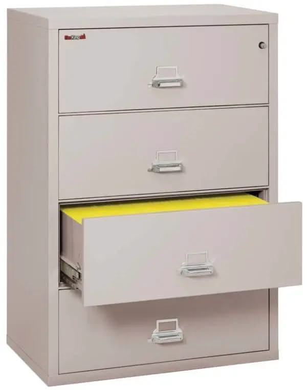 FireKing 4-Drawer Fire and Water Resistant Lateral File 38-Inch 4-3822-C
