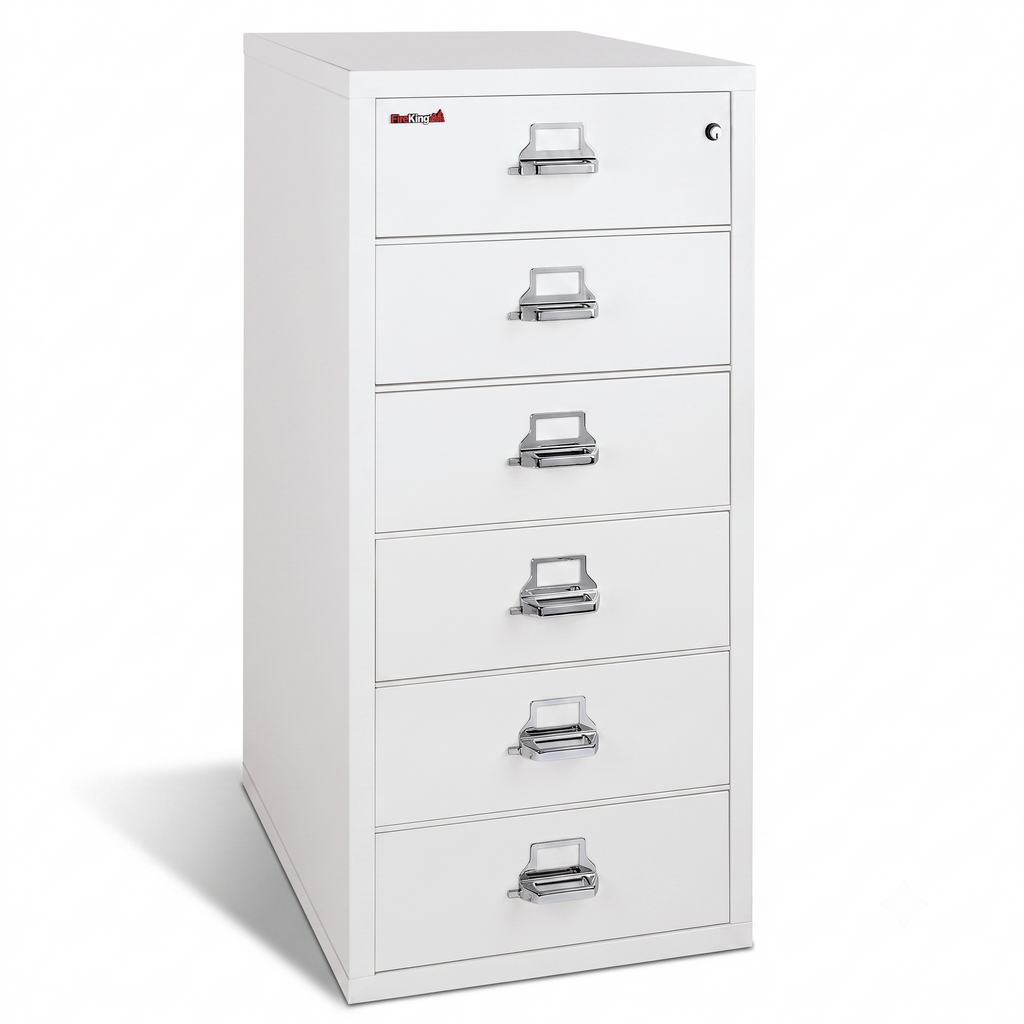 FireKing 6-Drawer Card and Check File Fire and Water Resistant 6-2552-C