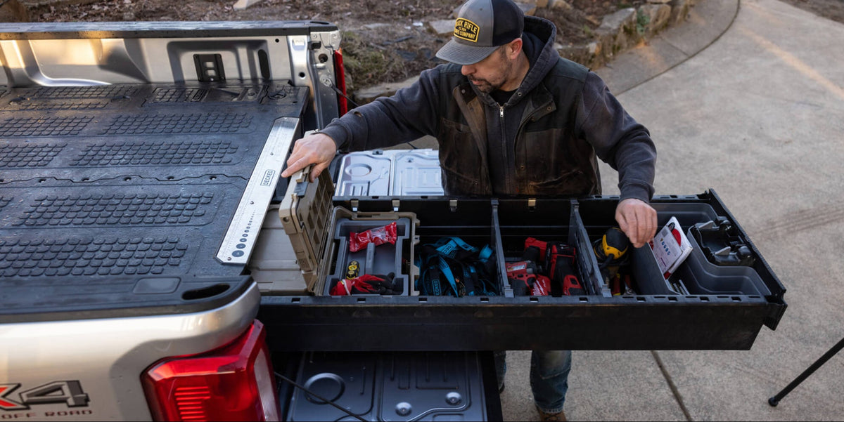 DECKED Drawer System + Premium Accessory Pack 8' Bed with Load Floor Ford F150 (2015-Current) XF7LF