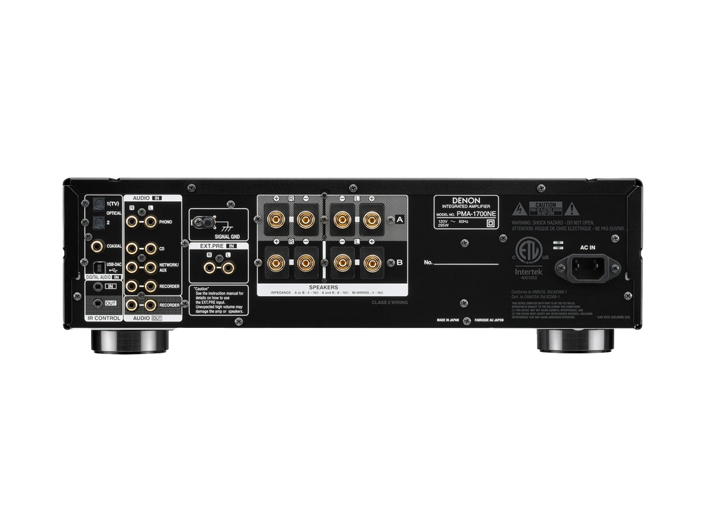 Denon PMA-1700NE rear