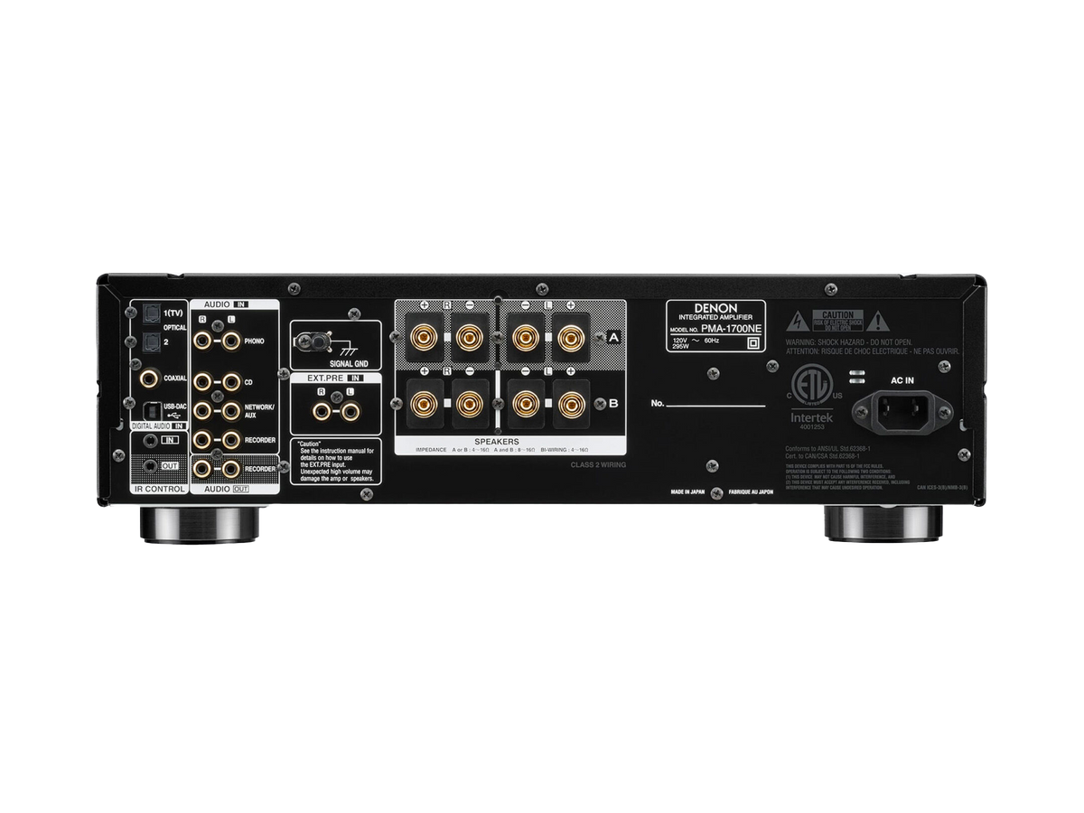 Denon PMA-1700NE rear