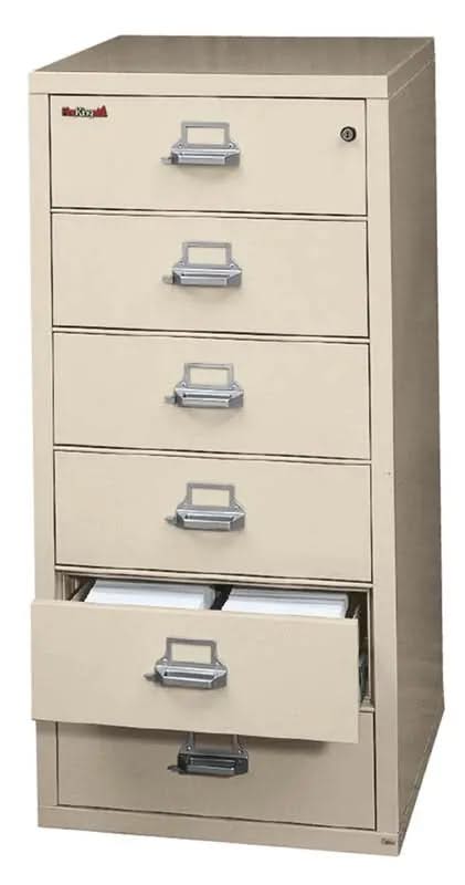 FireKing 6-Drawer Card and Check File Fire and Water Resistant 6-2552-C
