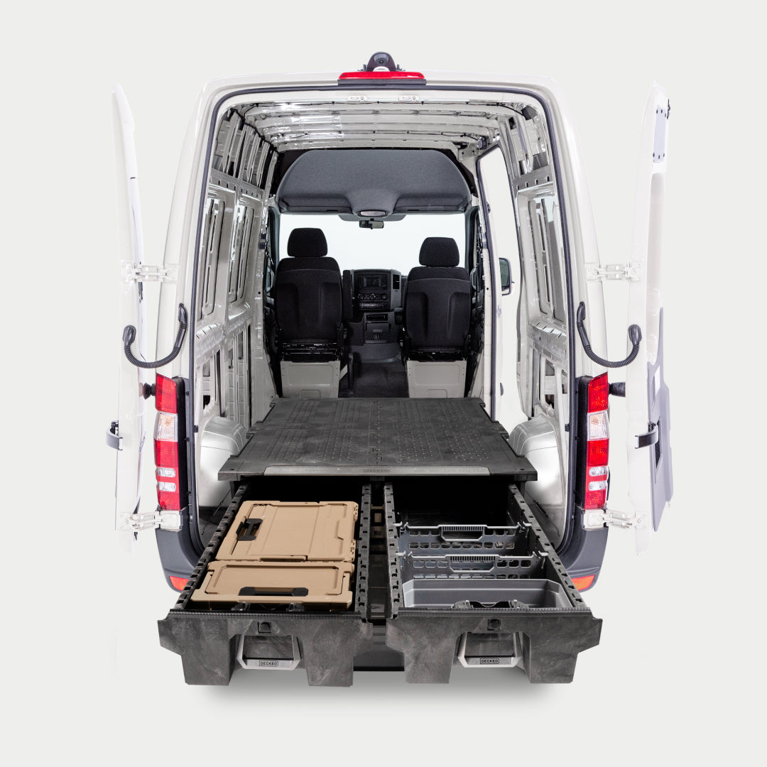 DECKED Drawer System + Premium Accessory Pack Cargo Van Ford Transit (2014-Current) 148" VF2