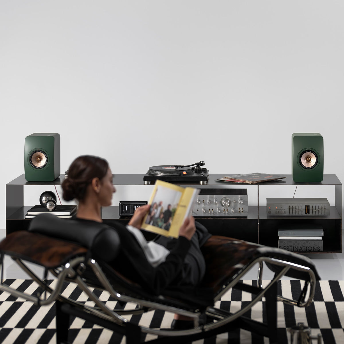 KEF LS50 Meta on shelf