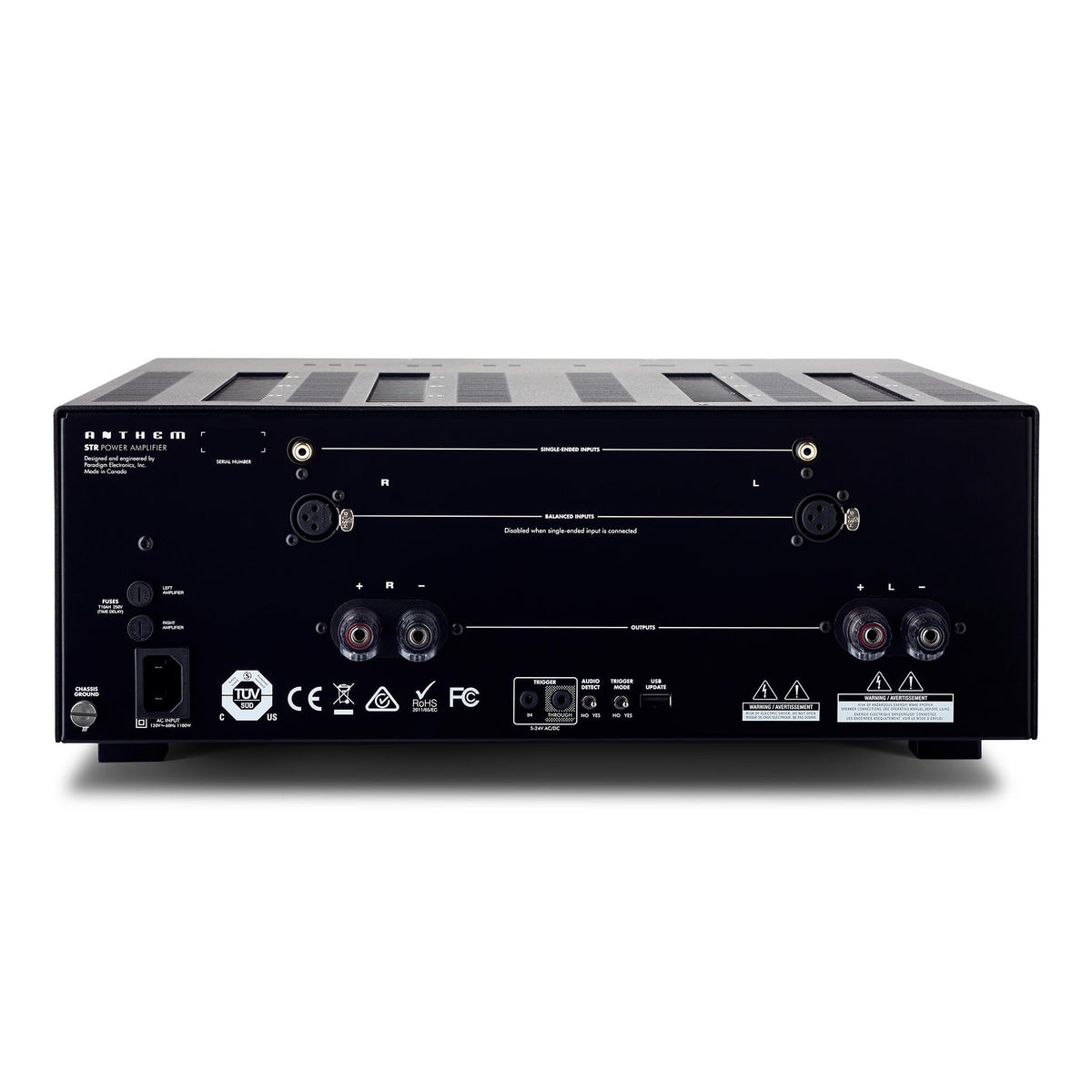 Anthem STR Power Amplifier rear